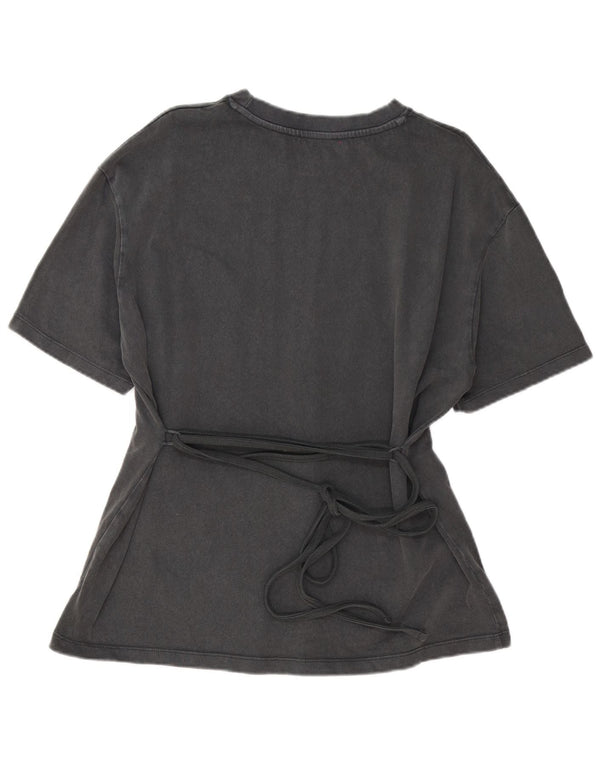 T-shirt Zara da donna Top UK 18 XL cotone grigio