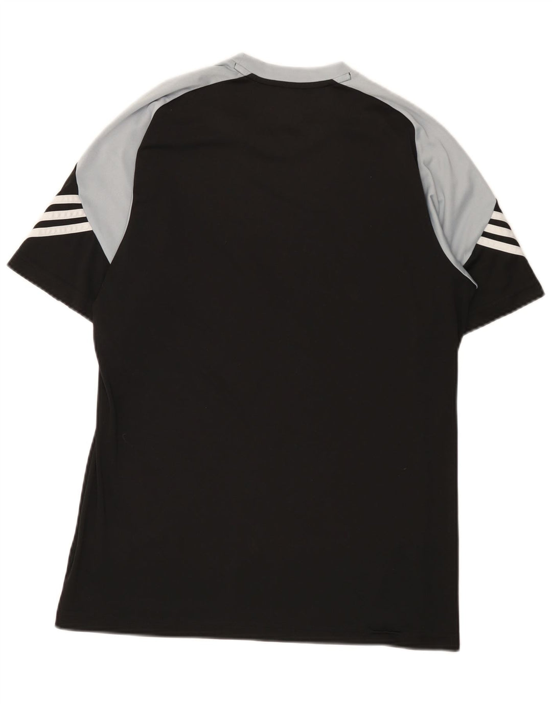 T-shirt Adidas Climalite da uomo Top in poliestere color block medio nero