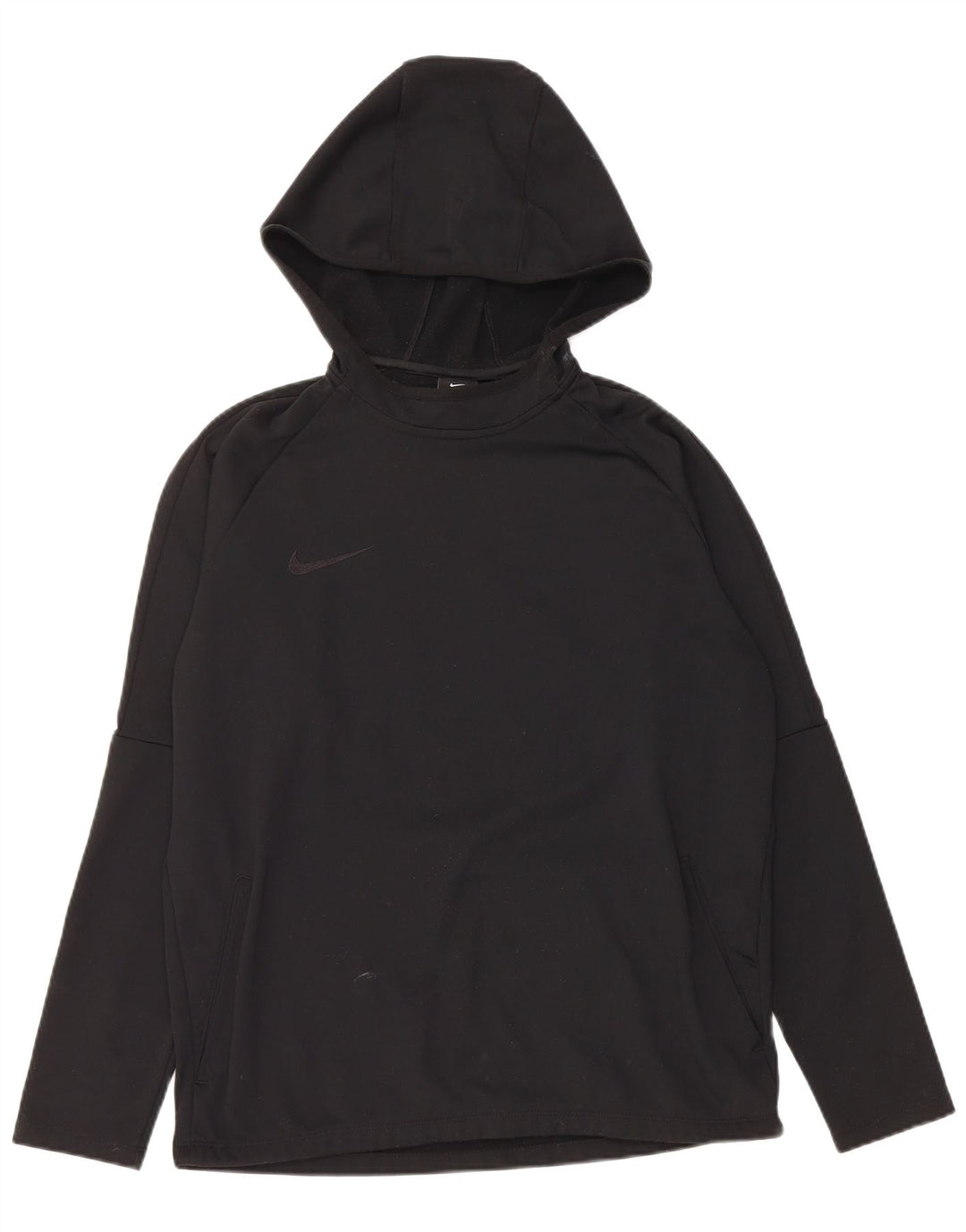 Felpa con cappuccio Nike Dri Fit da uomo, media, in poliestere nero
