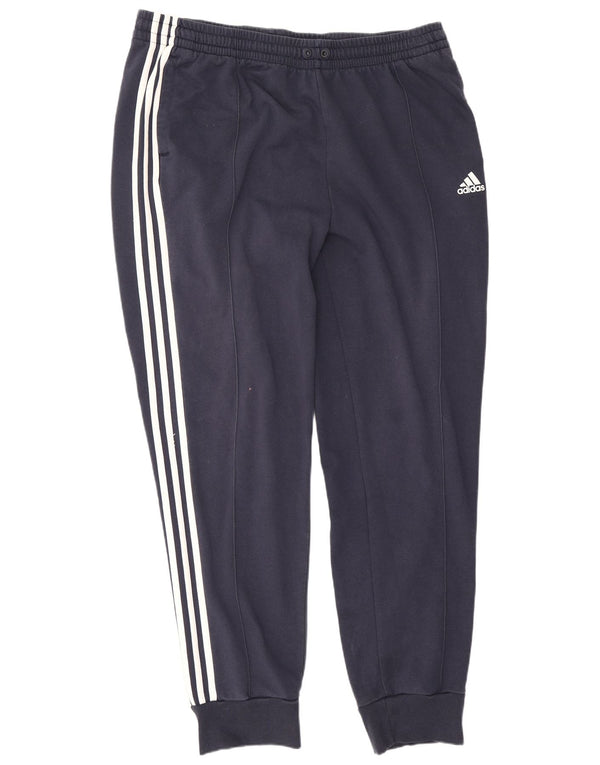 Adidas Pantaloni da tuta da donna Joggers UK 24/26 2XL Blu scuro Sport