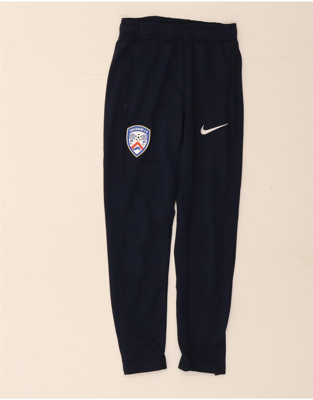 Pantaloni della tuta da bambina NIKE 8-9 anni piccoli blu navy