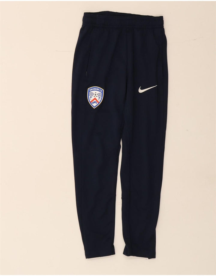 Pantaloni della tuta da bambina NIKE 8-9 anni piccoli blu navy