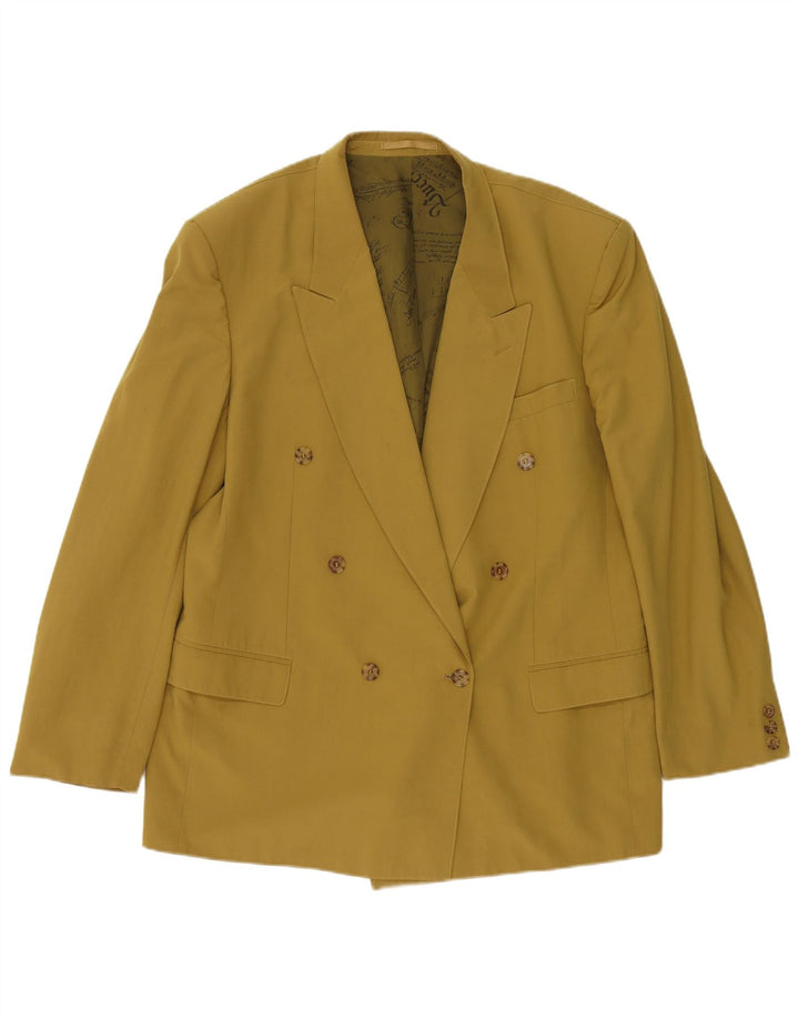 Giacca blazer doppiopetto da uomo Rex IT 54 2XL Cachi