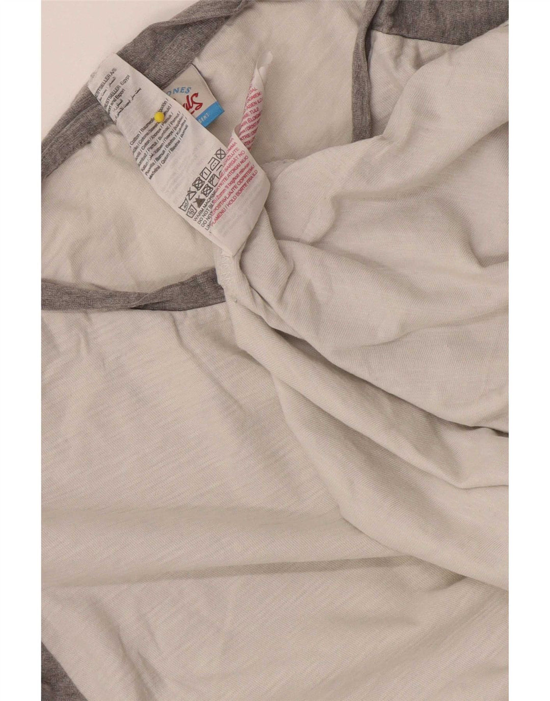 Jack & Jones T-shirt da uomo Top Large in cotone color block bianco