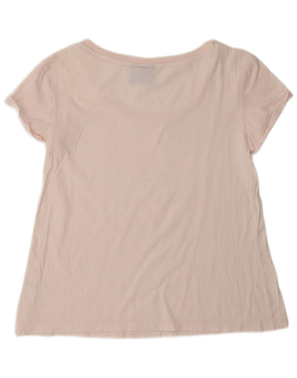 Maglietta grafica da donna Adidas Top UK 10 Small Pink Floral