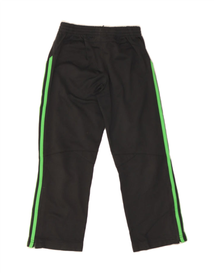 ADIDAS Boys Tracksuit Trousers 7-8 Years  Black Polyester Vintage Adidas and Second-Hand Adidas from Messina Hembry 