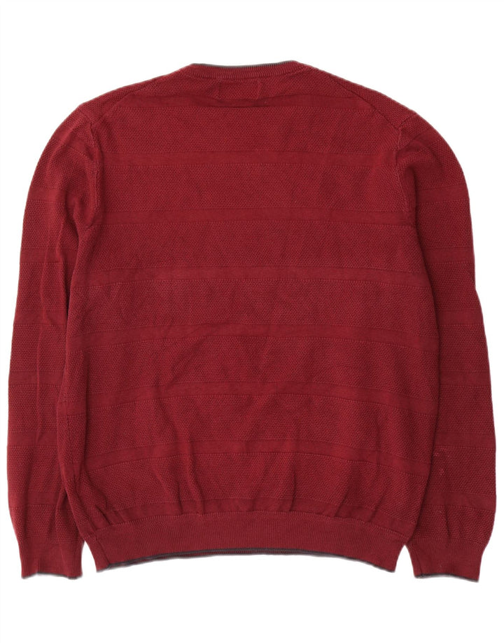 Maglione maglione girocollo da uomo Marks & Spencer blu Harbour grande marrone
