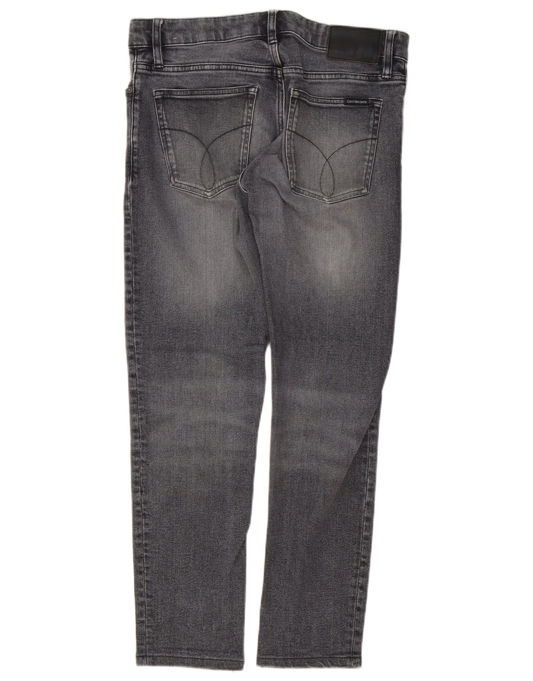 CALVIN KLEIN Jeans dritti da uomo W32 L28 Cotone grigio