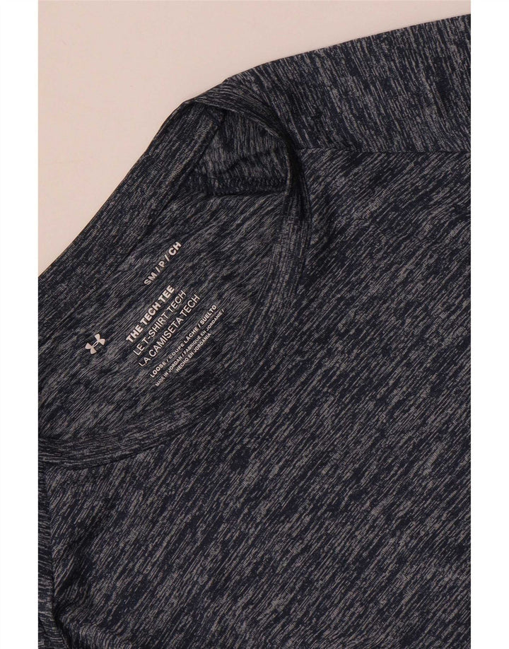 T-shirt da uomo Under Armour Top Small blu navy screziato