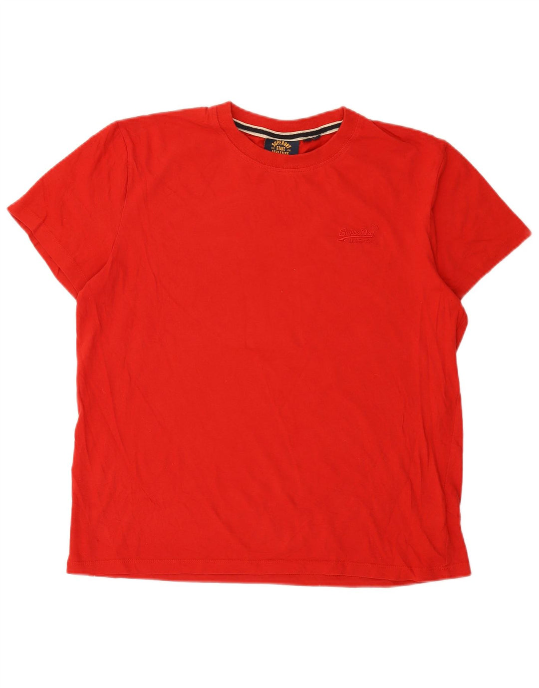 T-shirt da uomo Superdry Top XL in cotone rosso