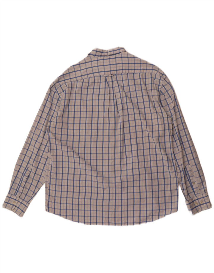 Camicia Gant da uomo vestibilità regolare XL in cotone a quadri bianchi