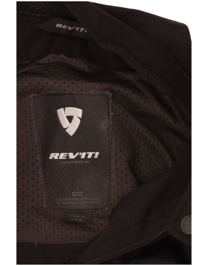Giacca Revit Motorstyle Graphic Racer da uomo UK 36 Small Nera in poliammide