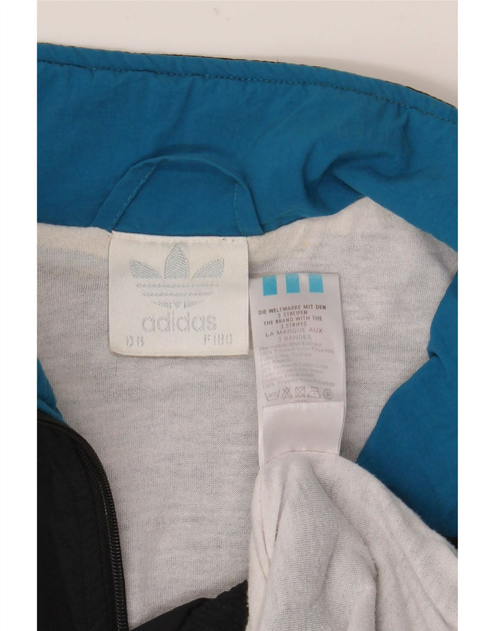 Adidas Giacca da uomo con grafica grafica, giacca grande, colore nero, in poliammide