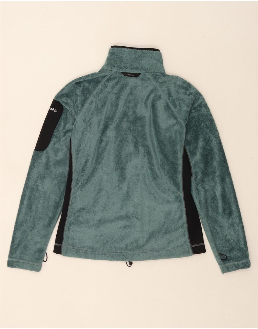 Giacca in pile da donna Columbia UK 10 Small Verde Colourblock Poliestere