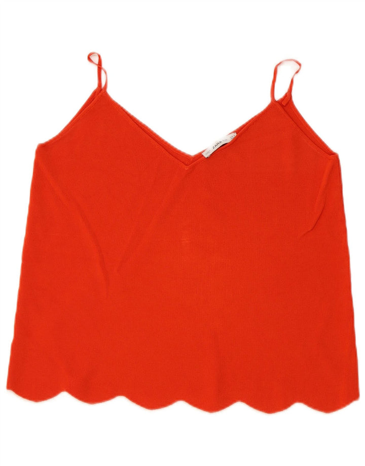 Canottiera Zara da donna UK 12 media rossa