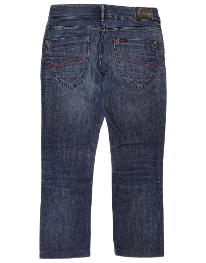 Jeans dritti Amy da donna Lee W30 L25 cotone blu navy