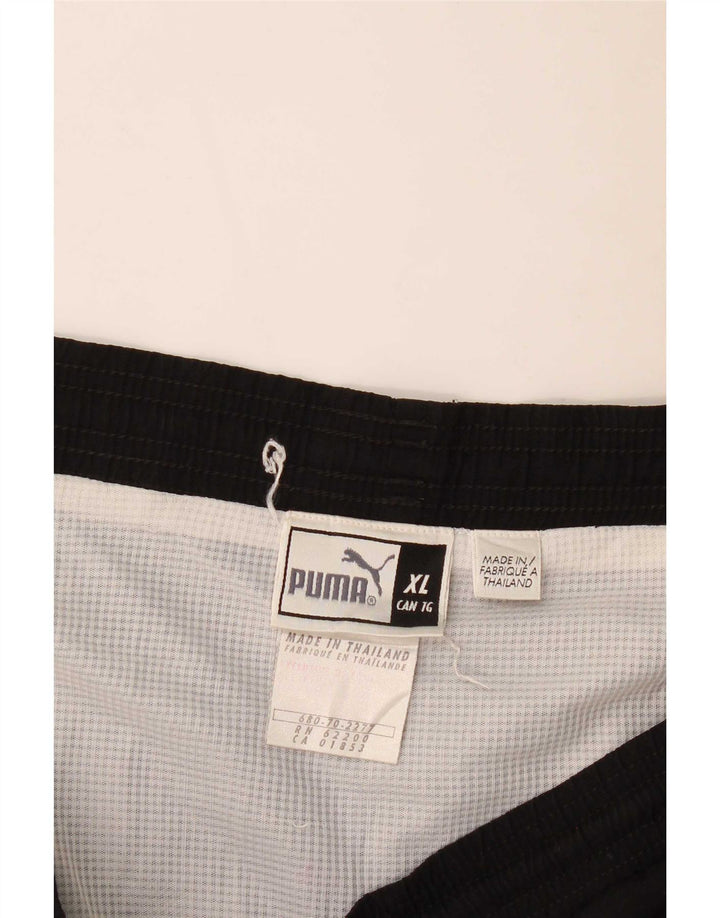 Pantaloncini sportivi da uomo Puma XL Nero Poliestere color block