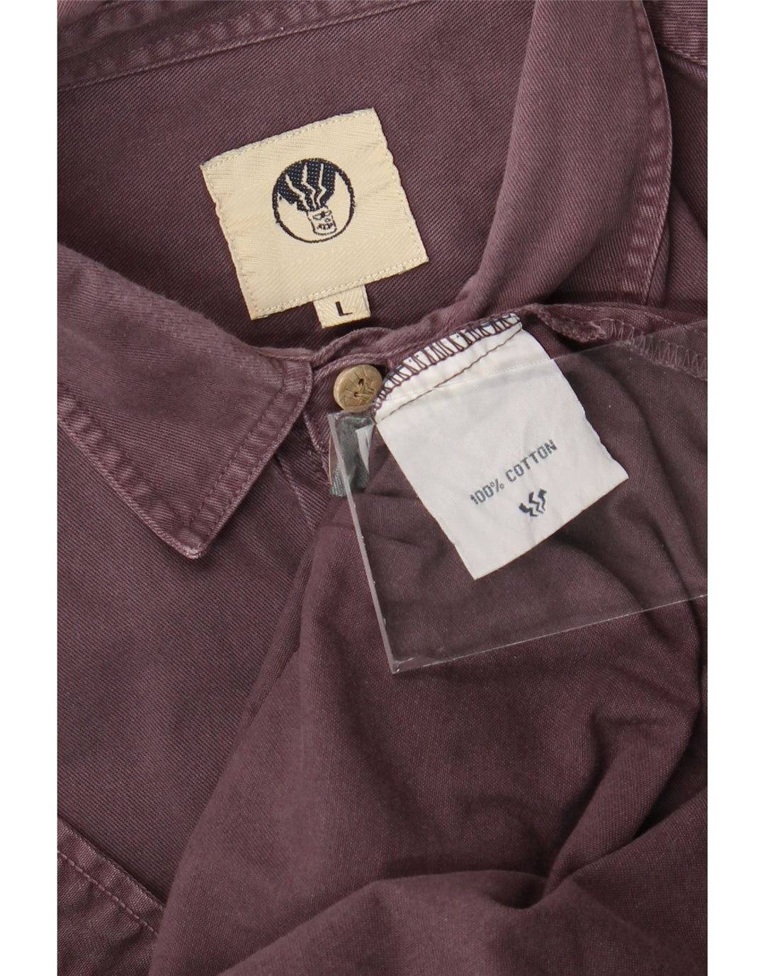 Camicia da uomo Fat Face Large in cotone viola