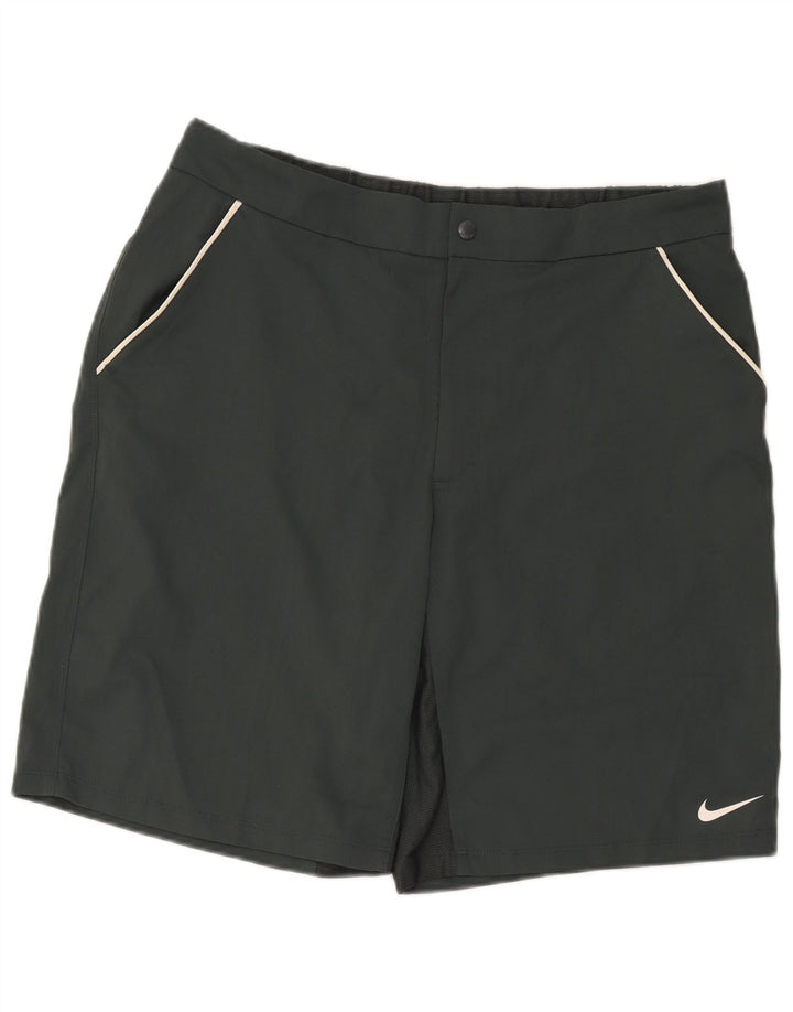 Pantaloncini sportivi Nike Dri Fit da uomo, grandi, in poliestere grigio