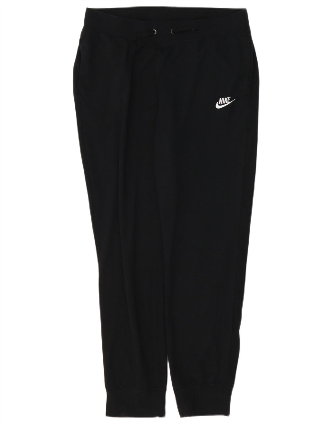 NIKE Pantaloni da tuta da donna Joggers UK 14 Medium Black Cotton