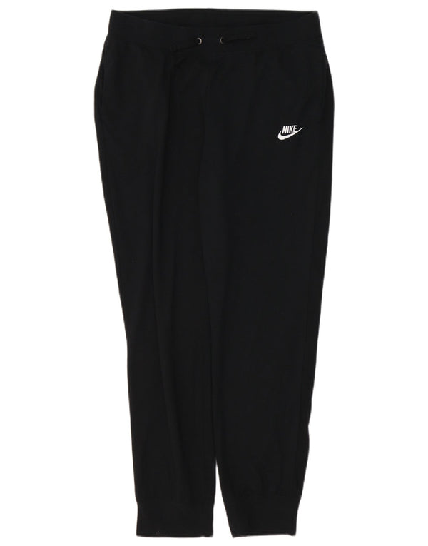 NIKE Pantaloni da tuta da donna Joggers UK 14 Medium Black Cotton