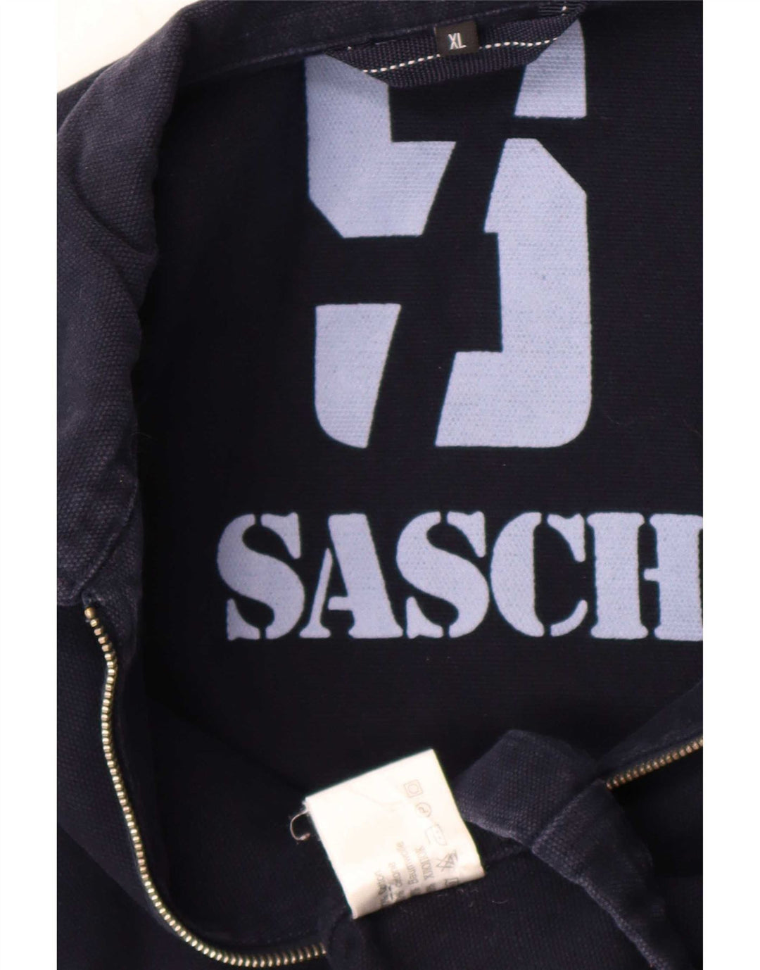 Giubbotto bomber da uomo Sasch UK 42 XL cotone blu navy