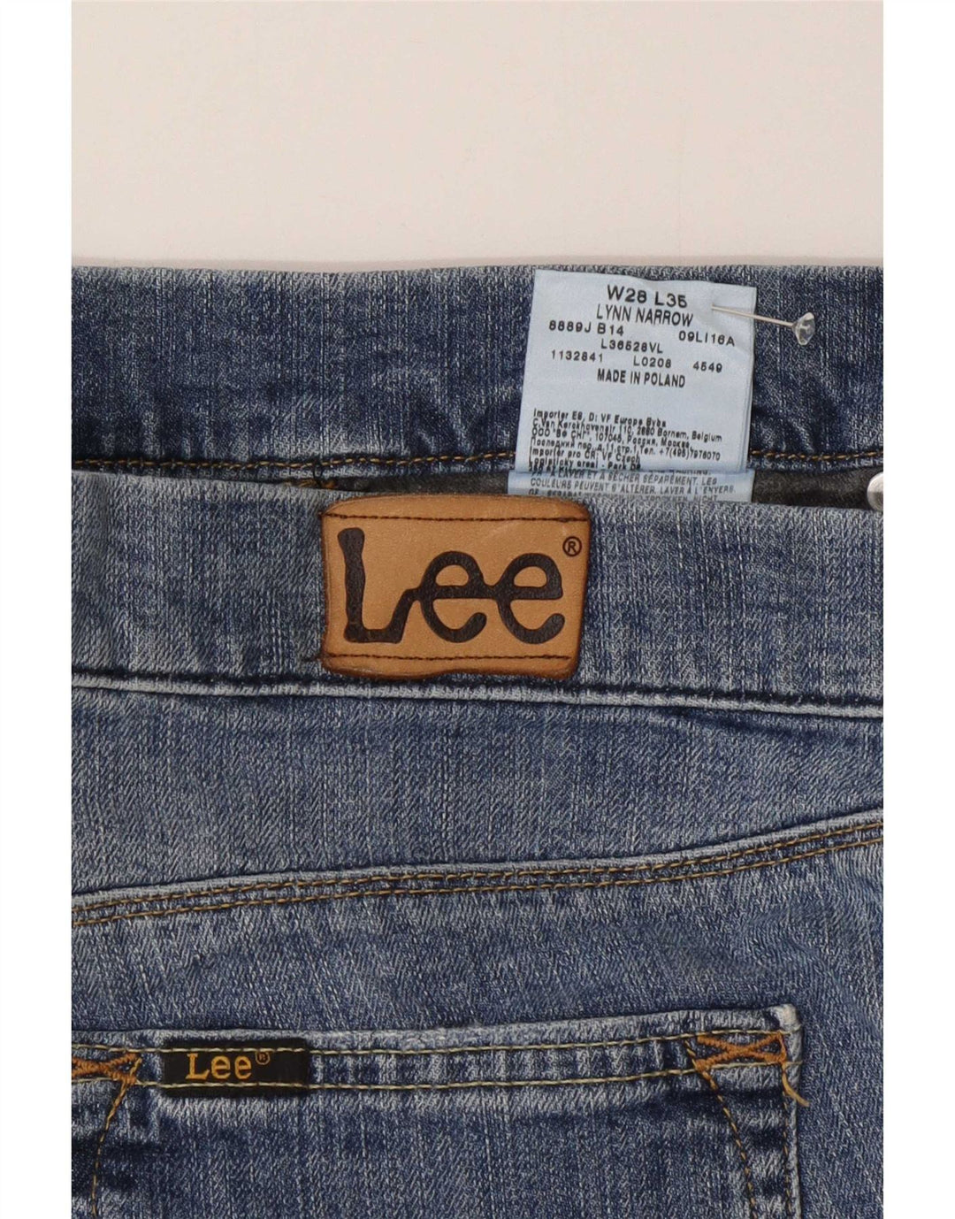 Jeans Lee Lynn stretti slim da donna W28 L35 cotone blu