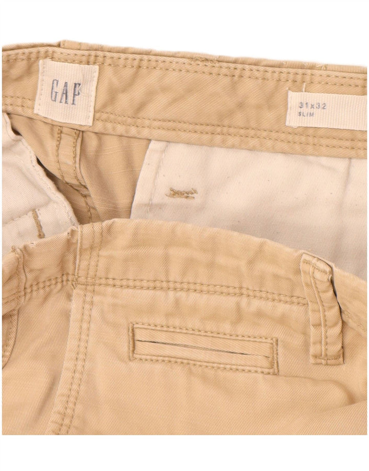 Pantaloni chino slim da uomo GAP W31 L32 in cotone beige