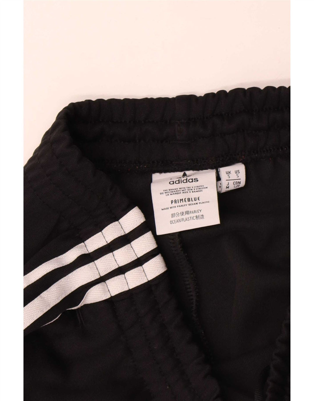 Pantaloni da tuta da uomo Adidas Joggers piccoli in poliestere nero