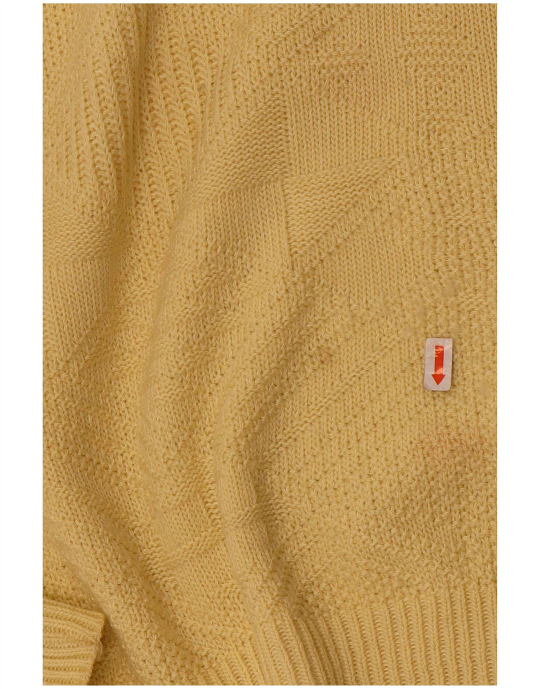 Maglione girocollo da uomo Mark Astor IT 52 Large Giallo geometrico