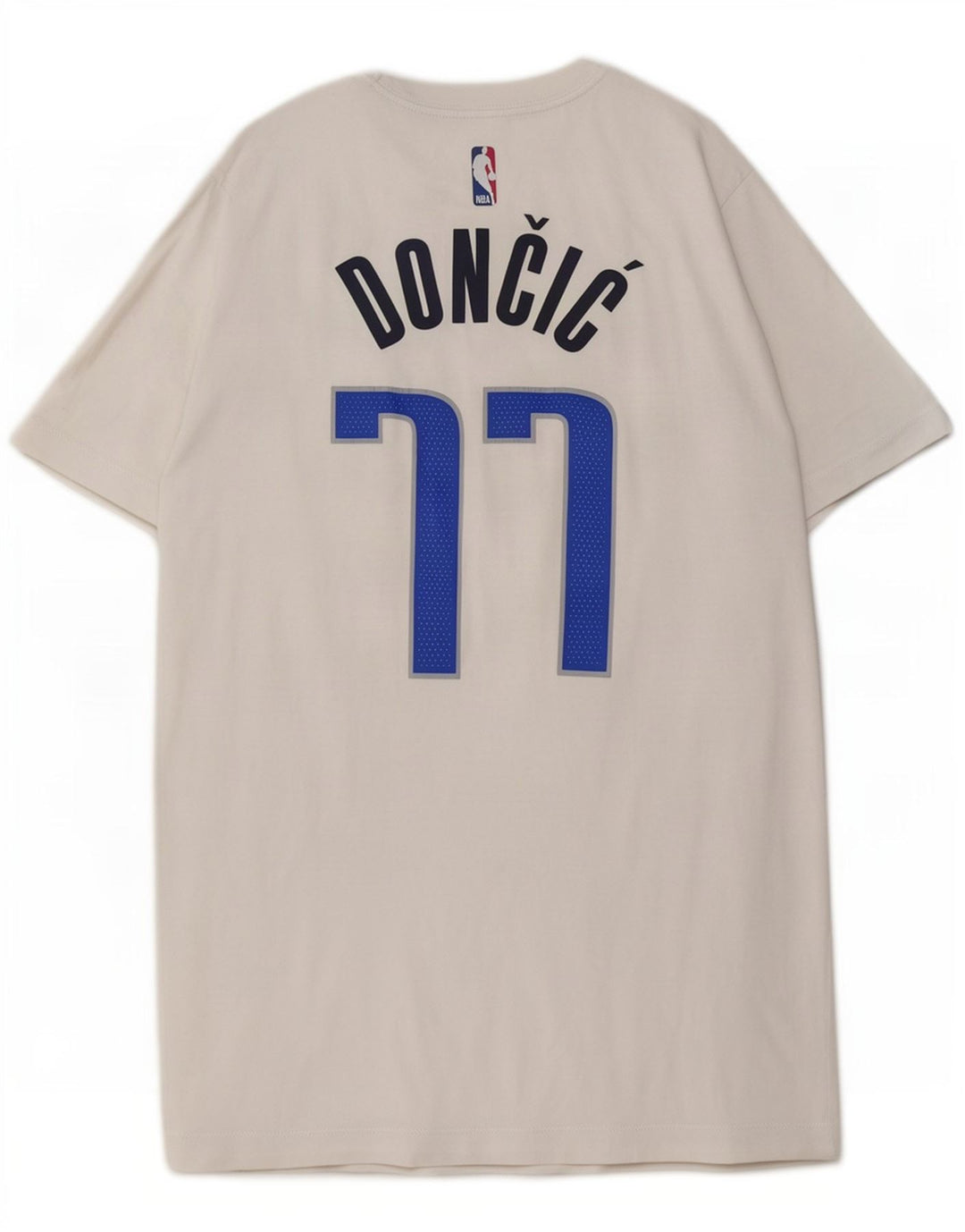 T-shirt grafica Nike Dallas Mavericks da uomo in cotone bianco medio