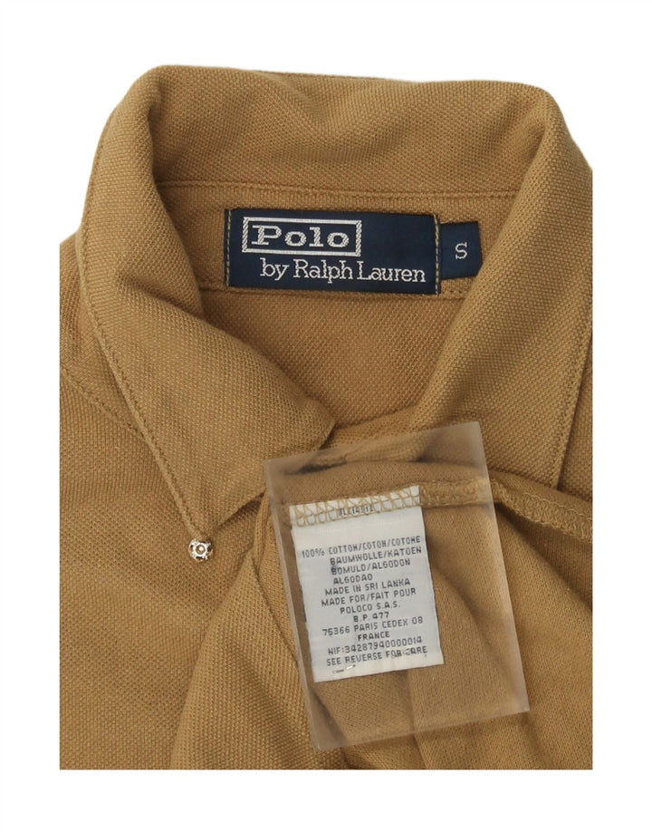 Polo Ralph Lauren Camicia da uomo piccola in cotone beige