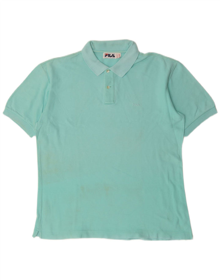 Polo Uomo FILA IT 56 XL Blu Cotone
