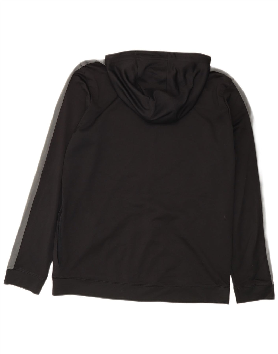 Felpa con cappuccio e zip da uomo Under Armour, poliestere color block nero medio