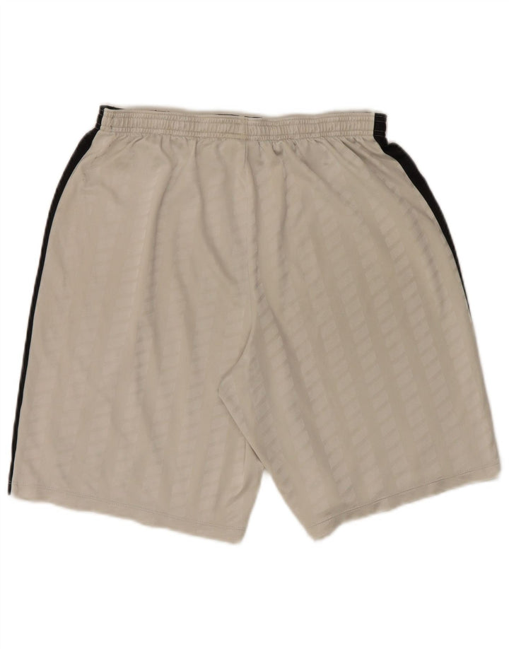 Pantaloncini sportivi Nike Dri Fit da uomo, grandi, in poliestere color block bianco