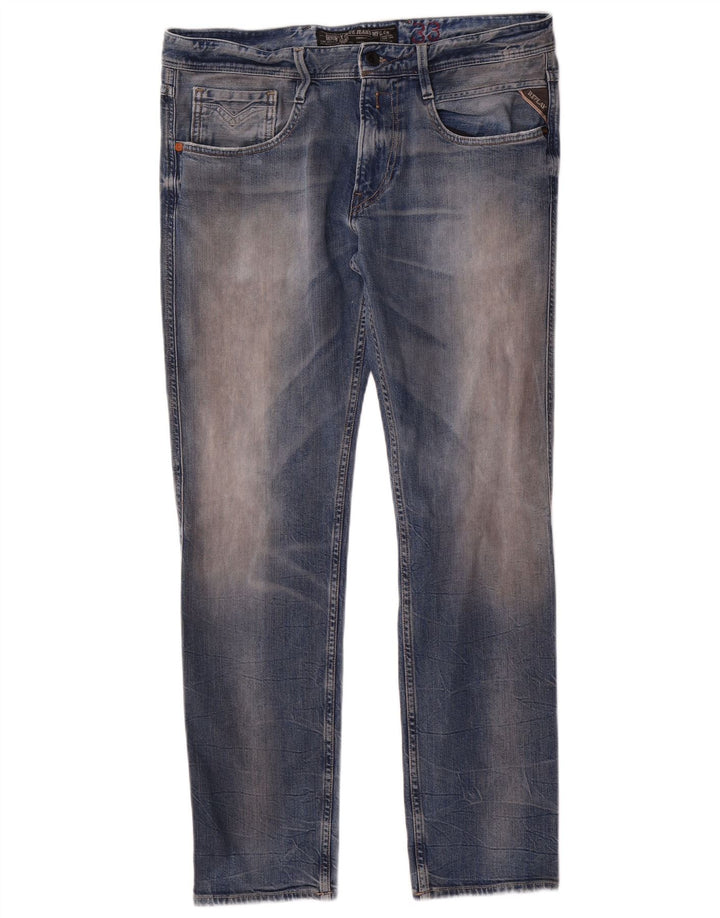 Jeans slim da donna Replay W33 L29 Blu