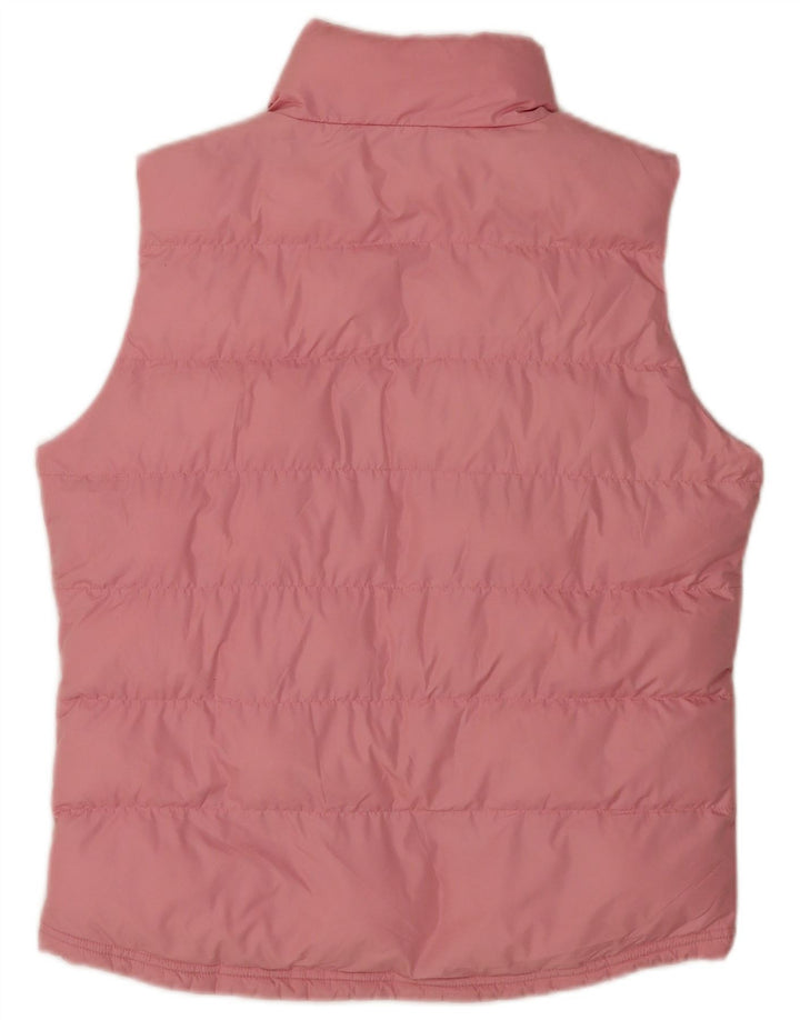Gilet imbottito da donna Lee UK 16 grande rosa in poliestere