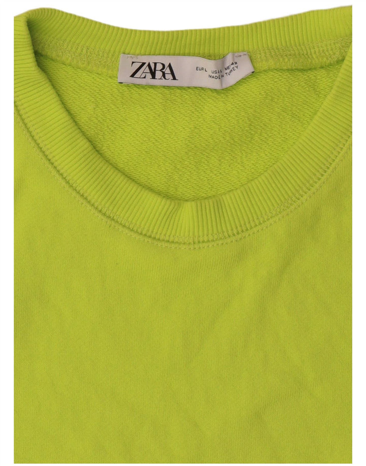 T-shirt ZARA da uomo grande verde