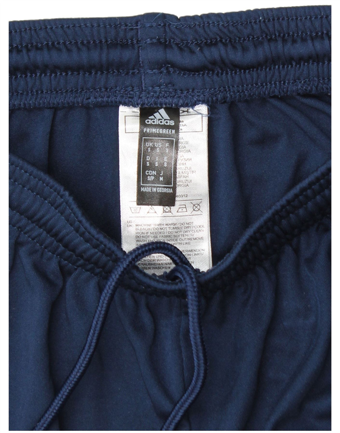 Pantaloncini sportivi ADIDAS Aeroready da uomo piccoli in poliestere blu navy