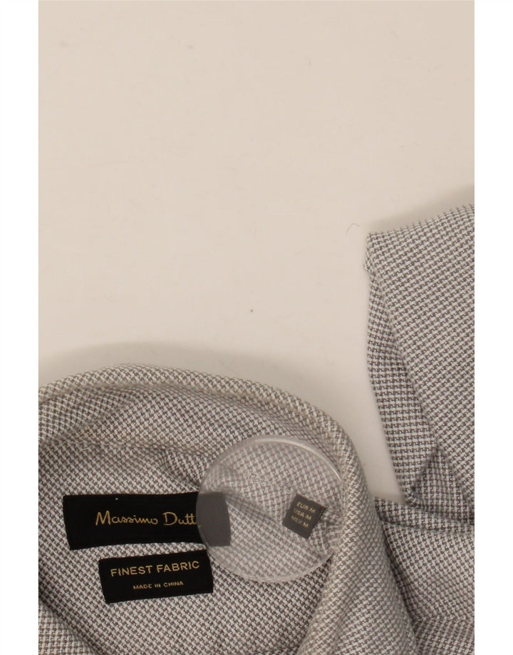 Camicia da uomo Massimo Dutti Grigio medio