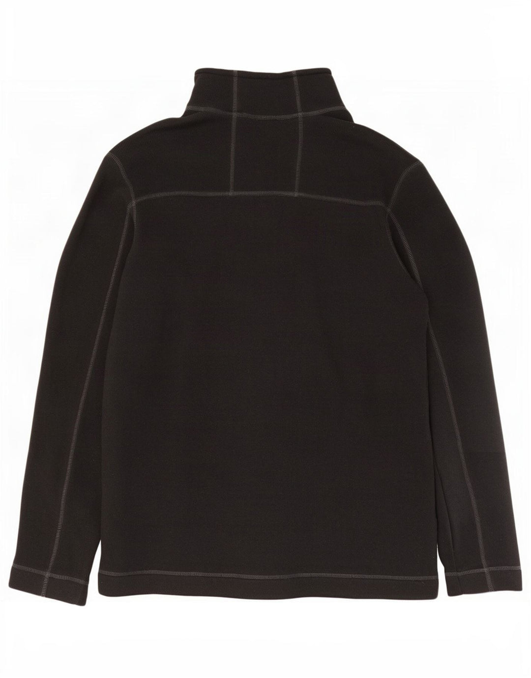 Maglione Columbia da uomo con zip e collo grande in poliestere nero
