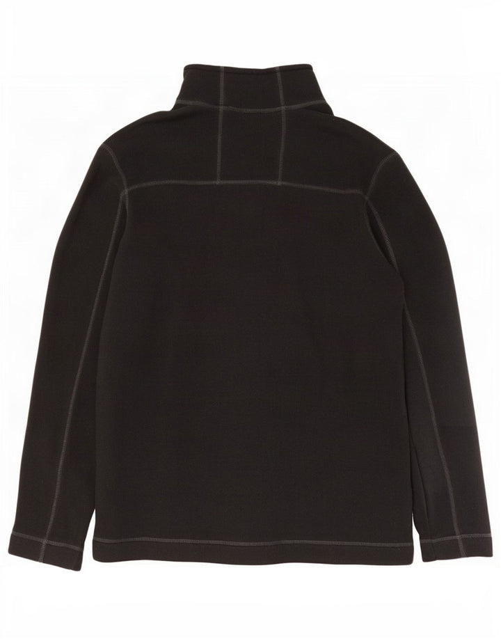 Maglione Columbia da uomo con zip e collo grande in poliestere nero