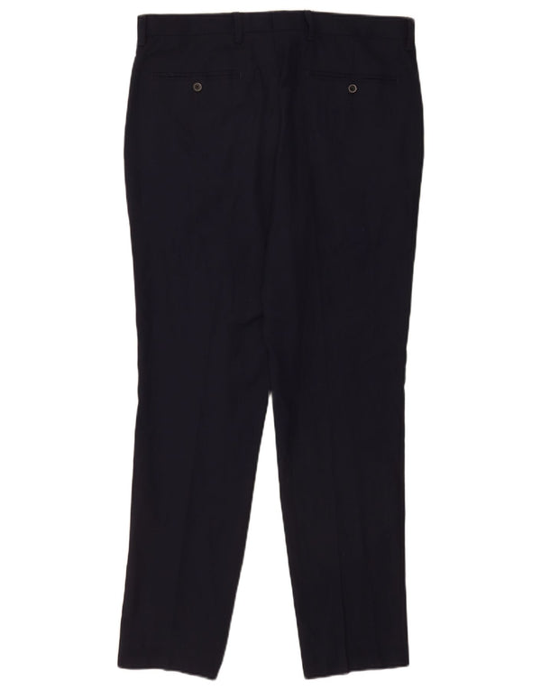Pantaloni casual slim fit Marks & Spencer da uomo W34 L31 Blu Navy