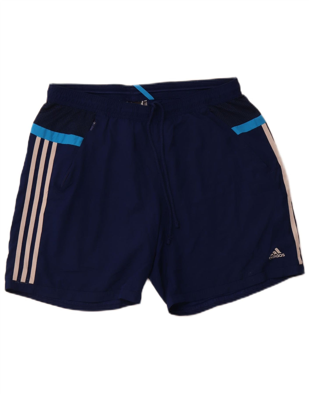 Pantaloncini sportivi ADIDAS Climacool da donna UK 16 Large Blu Poliestere