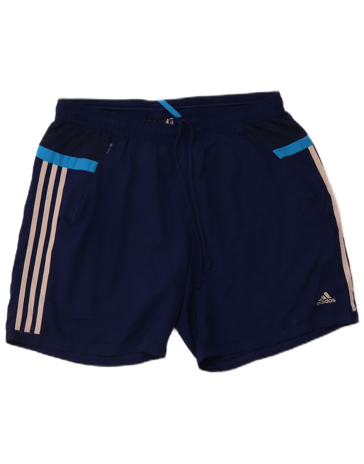 Pantaloncini sportivi ADIDAS Climacool da donna UK 16 Large Blu Poliestere