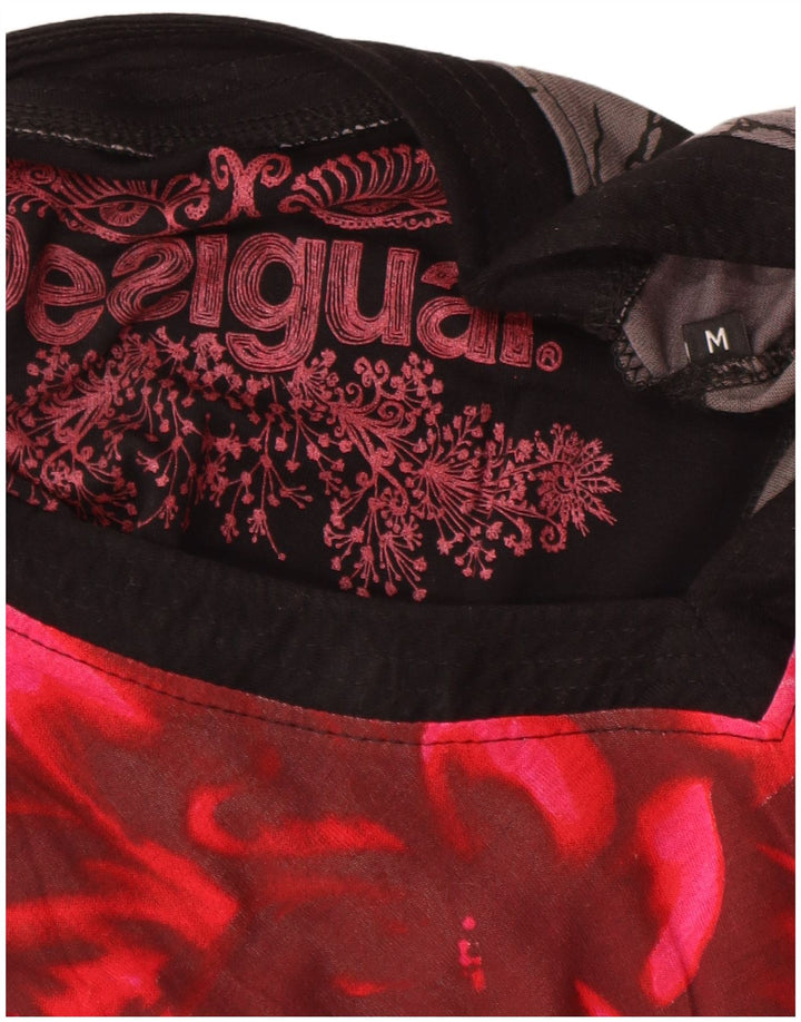 Desigual Womens Graphic Top manica lunga UK 12 medio multicolore floreale