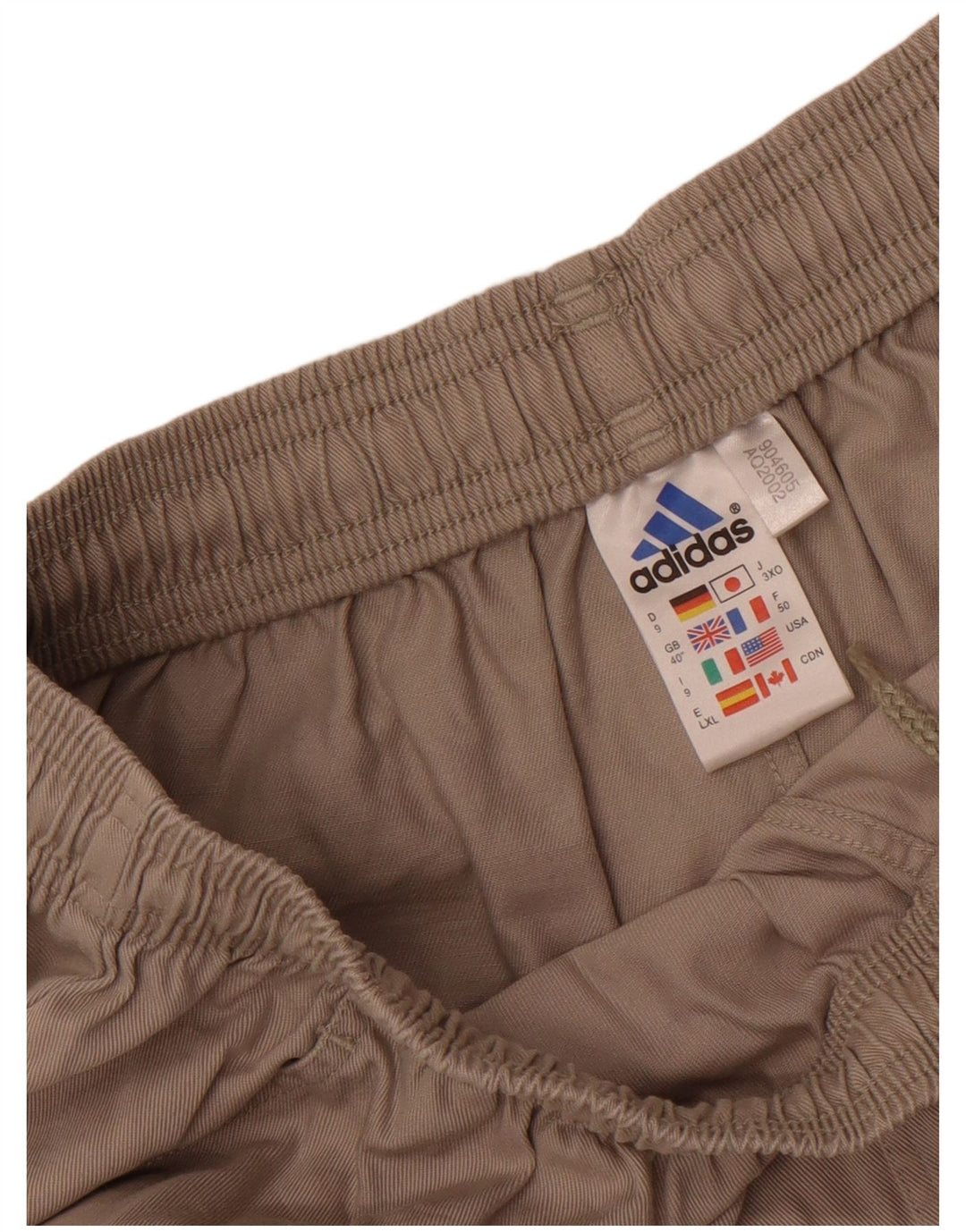 Pantaloncini sportivi da uomo Adidas XL in cotone grigio