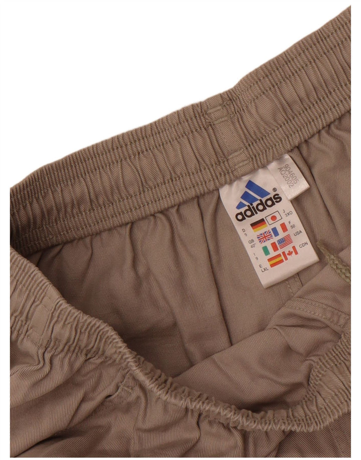 Pantaloncini sportivi da uomo Adidas XL in cotone grigio