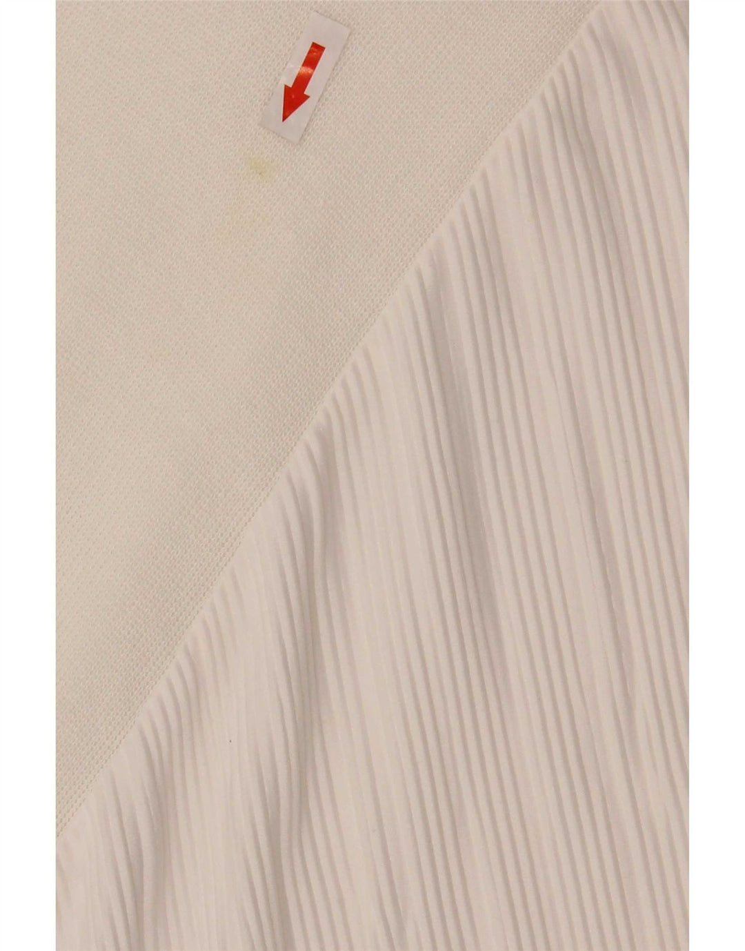 Abito a trapezio a maniche lunghe da donna Zara UK 14 Poliestere bianco medio