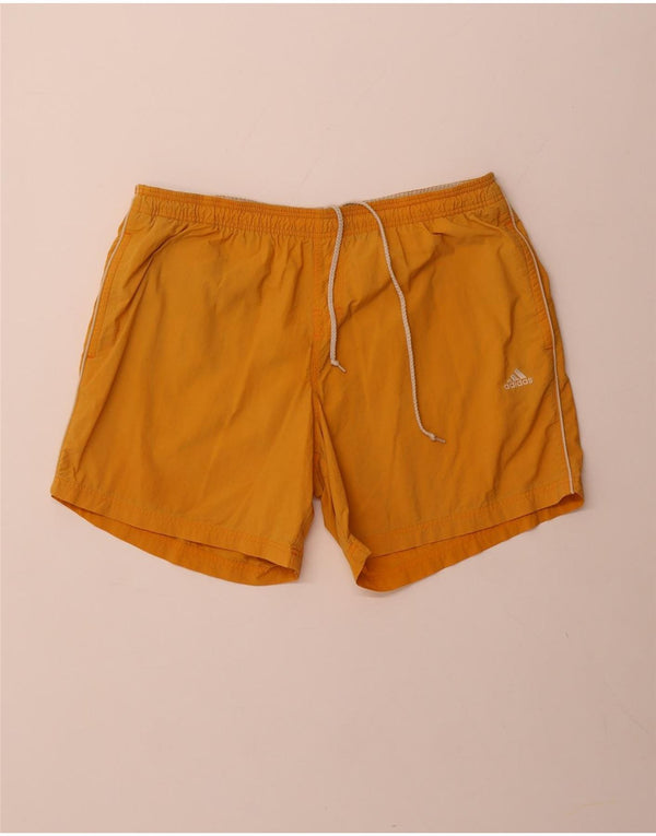 Pantaloncini da bagno ADIDAS da uomo XL in nylon giallo